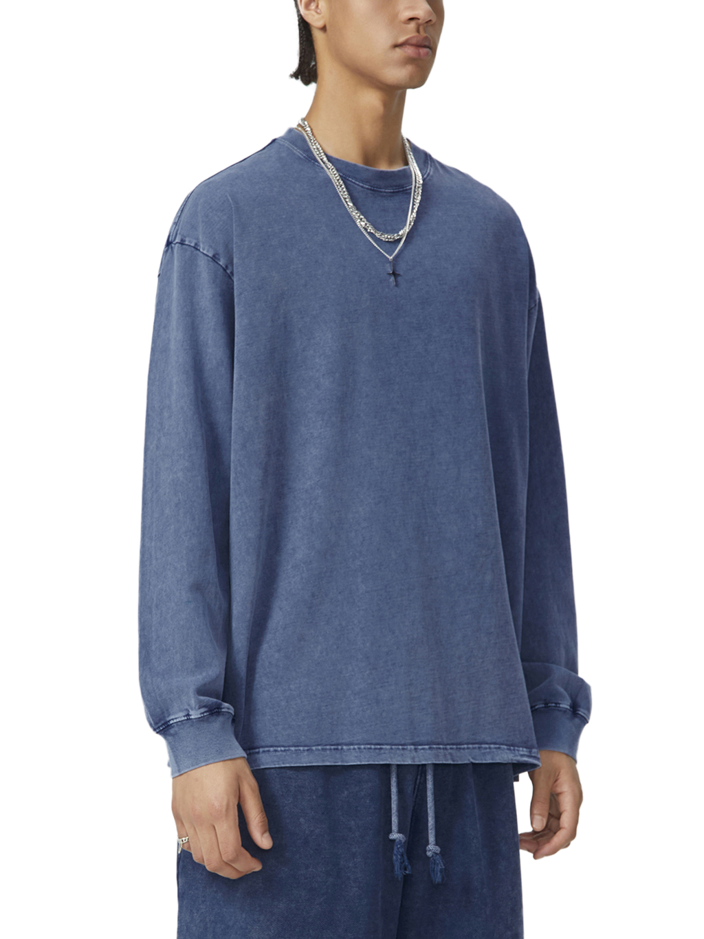 Snow Washed Oversized Long Sleeve T-Shirt – Vintage Streetwear | Tapstitch-6